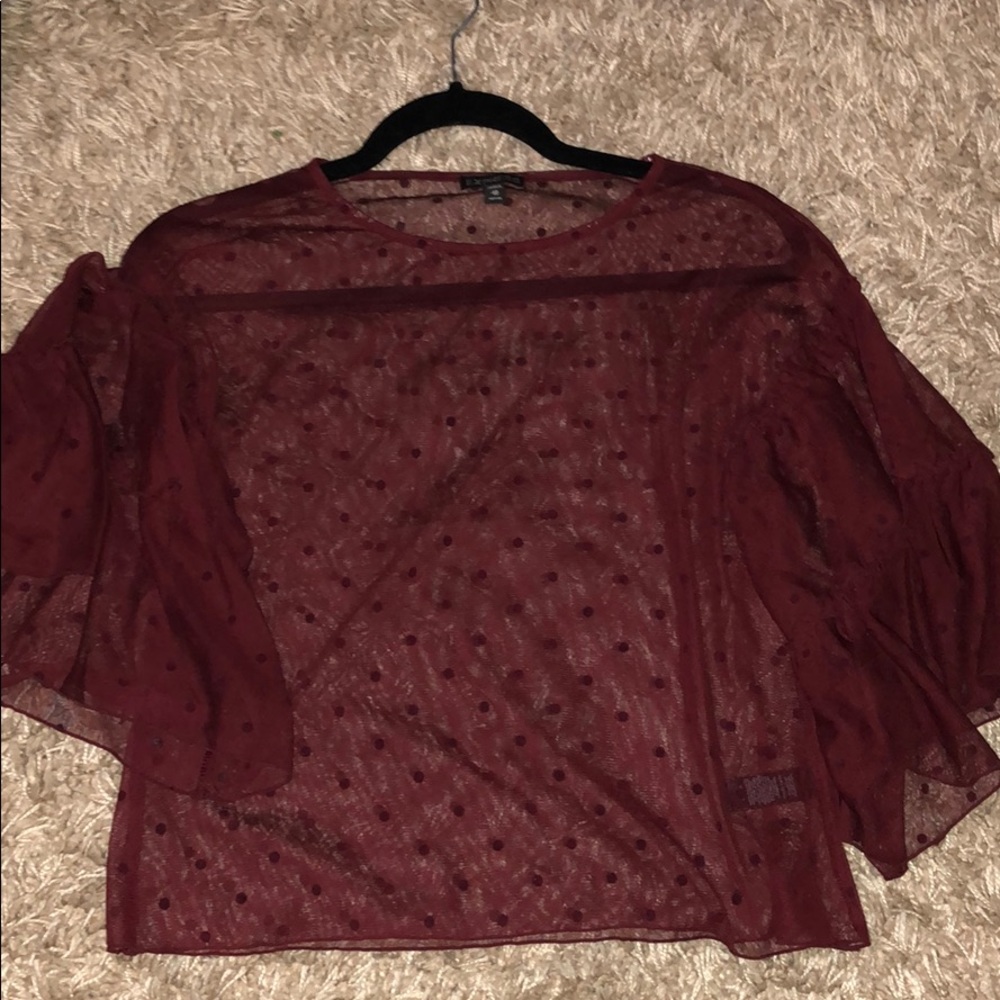 Express see-through top